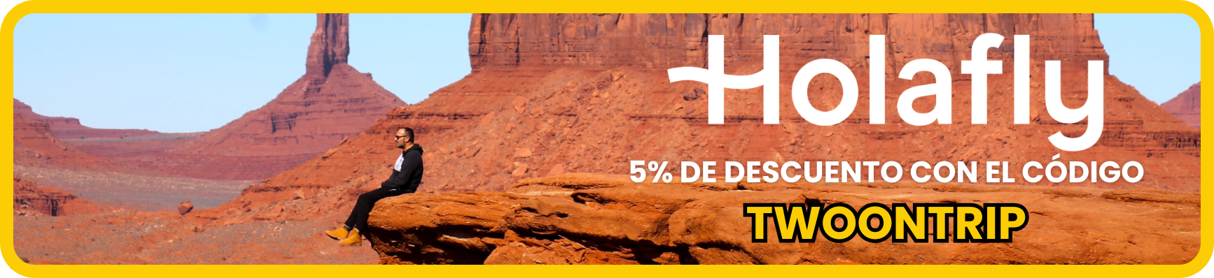 Banner de Holafly para Two On Trip