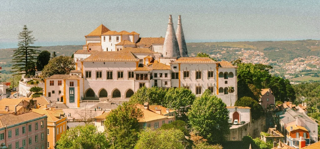 Palacio Nacional de Sintra con vistas panorámicas