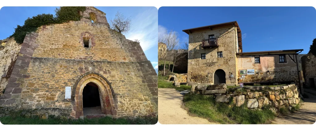Fachadas con historia en el pueblo de Tamayo, Burgos