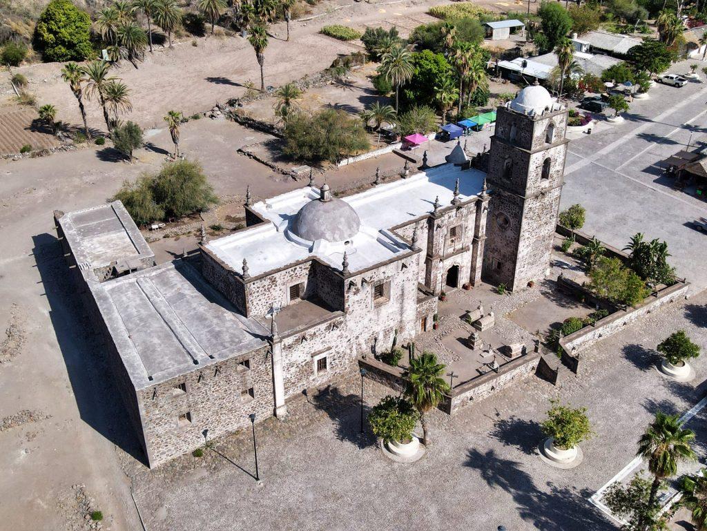 Vista aérea en Baja California