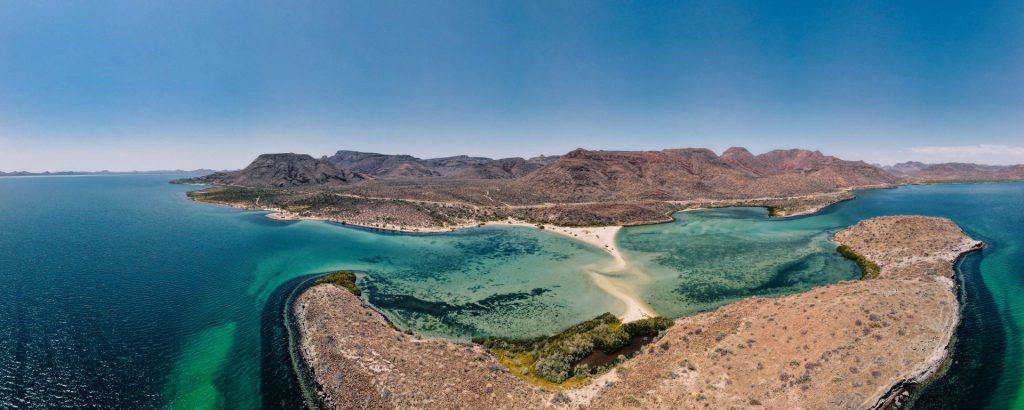 Vista panorámica en Baja California