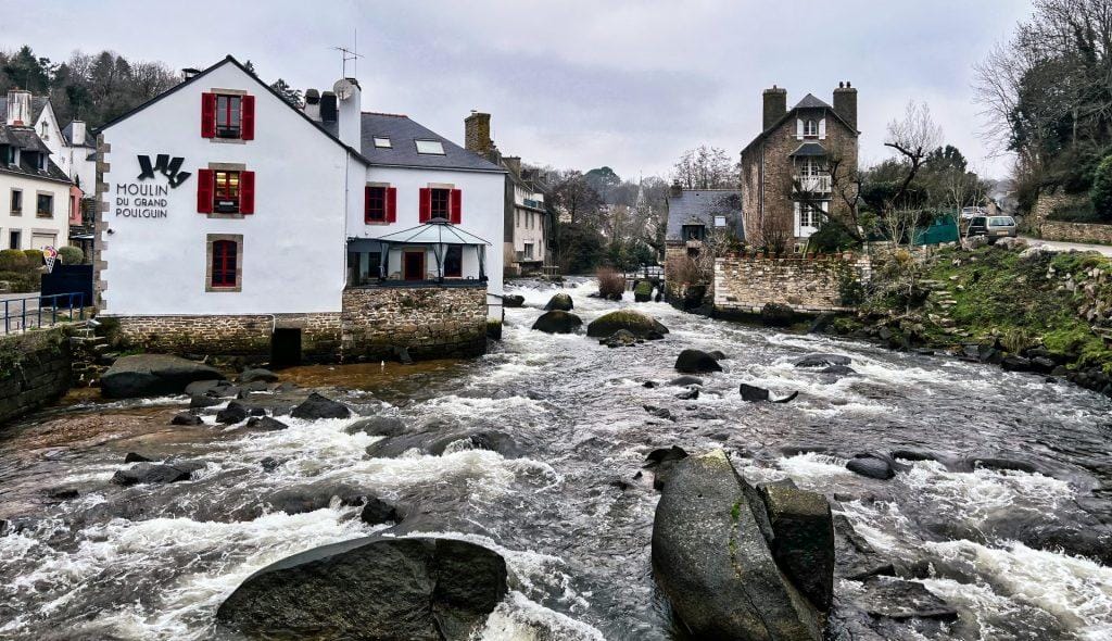Paisaje de costa en Saint-Malo