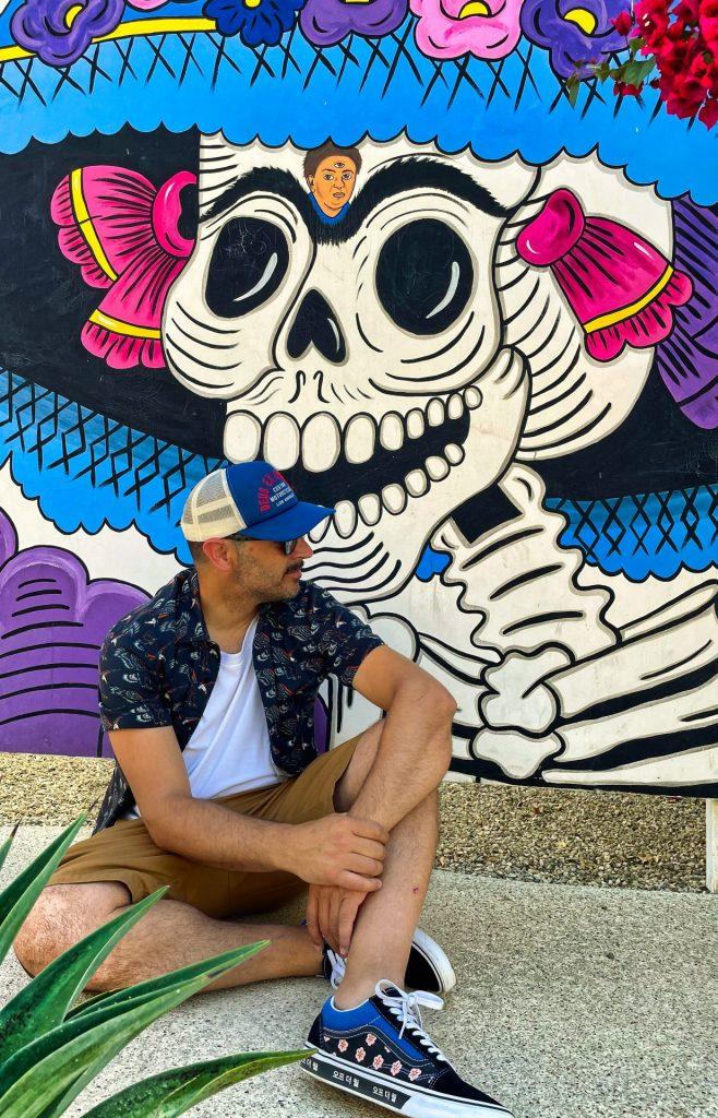 Mural colorido en San José del Cabo