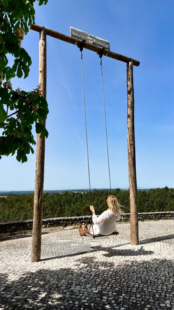 Columpio panorámico en el centro de Portugal
