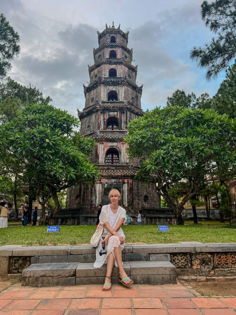 Detalle arquitectónico en Hué, Vietnam